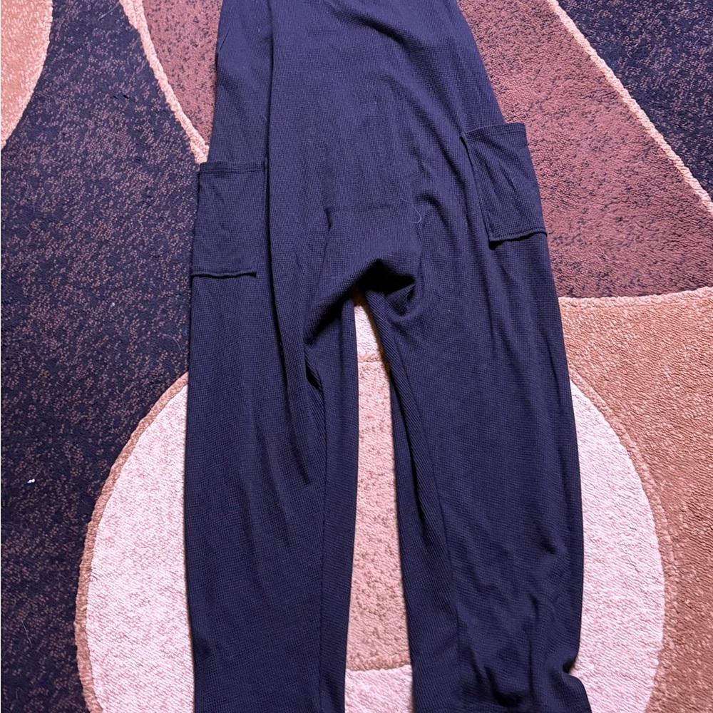 Black Jumpsuit with Pockets